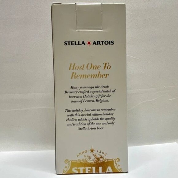 Stella Artois Belgium Beer Drinking Chalice Special Edition Glass 2017 EUC IOB - Picture 5 of 15